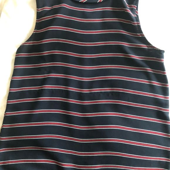 Sleeveless red white and blue blouse - Picture 4 of 8